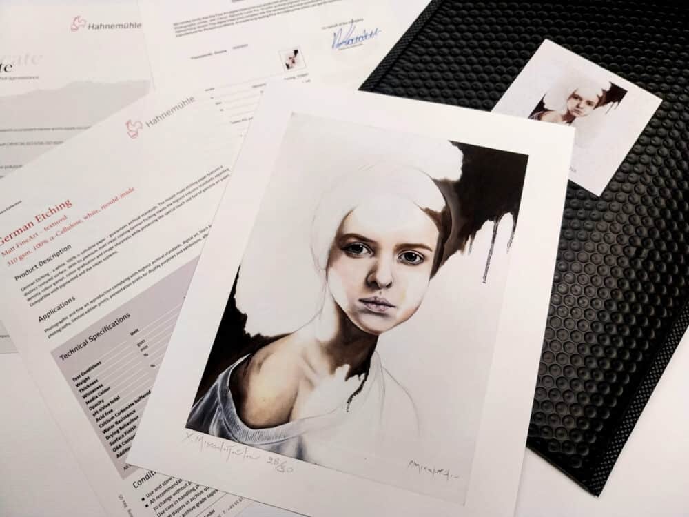 Signed Fine Art Print Fragments I - Image 2