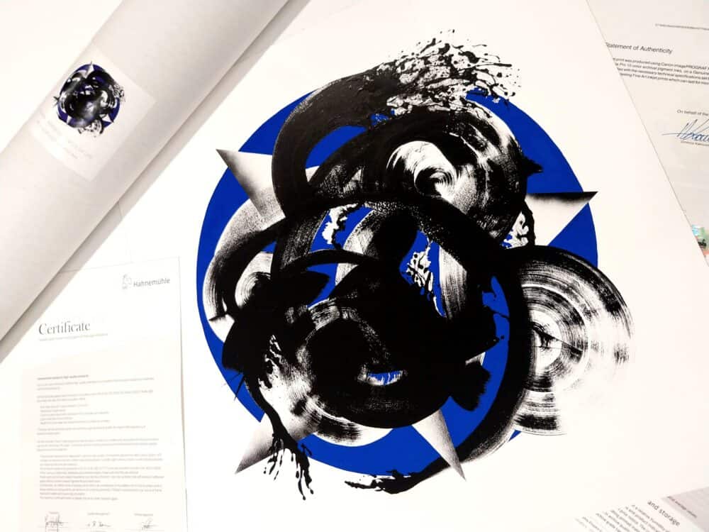 Signed Fine Art Print Glowing Darkness II - Image 2