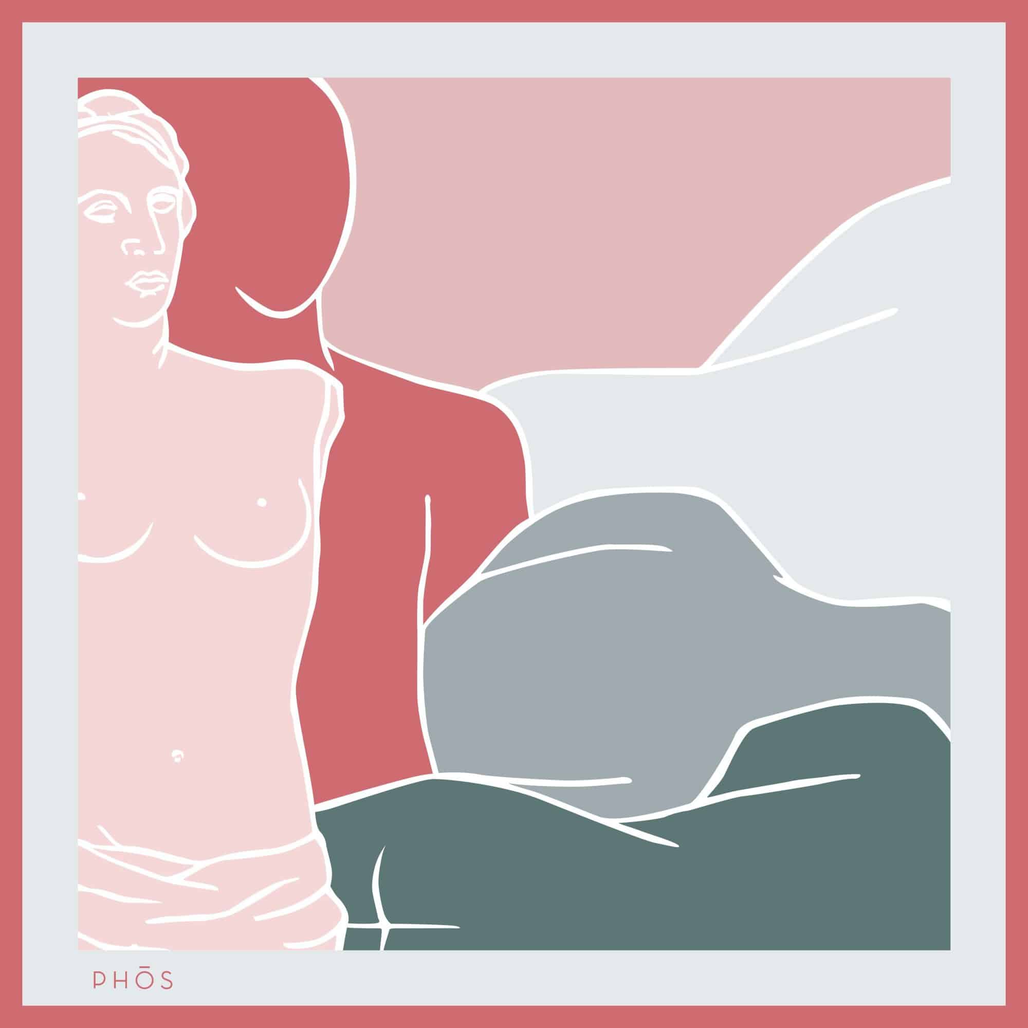 silk_scarf_aphodite_of_milos_phos_collection_grammiko_flower Venus of Milos - Image 1