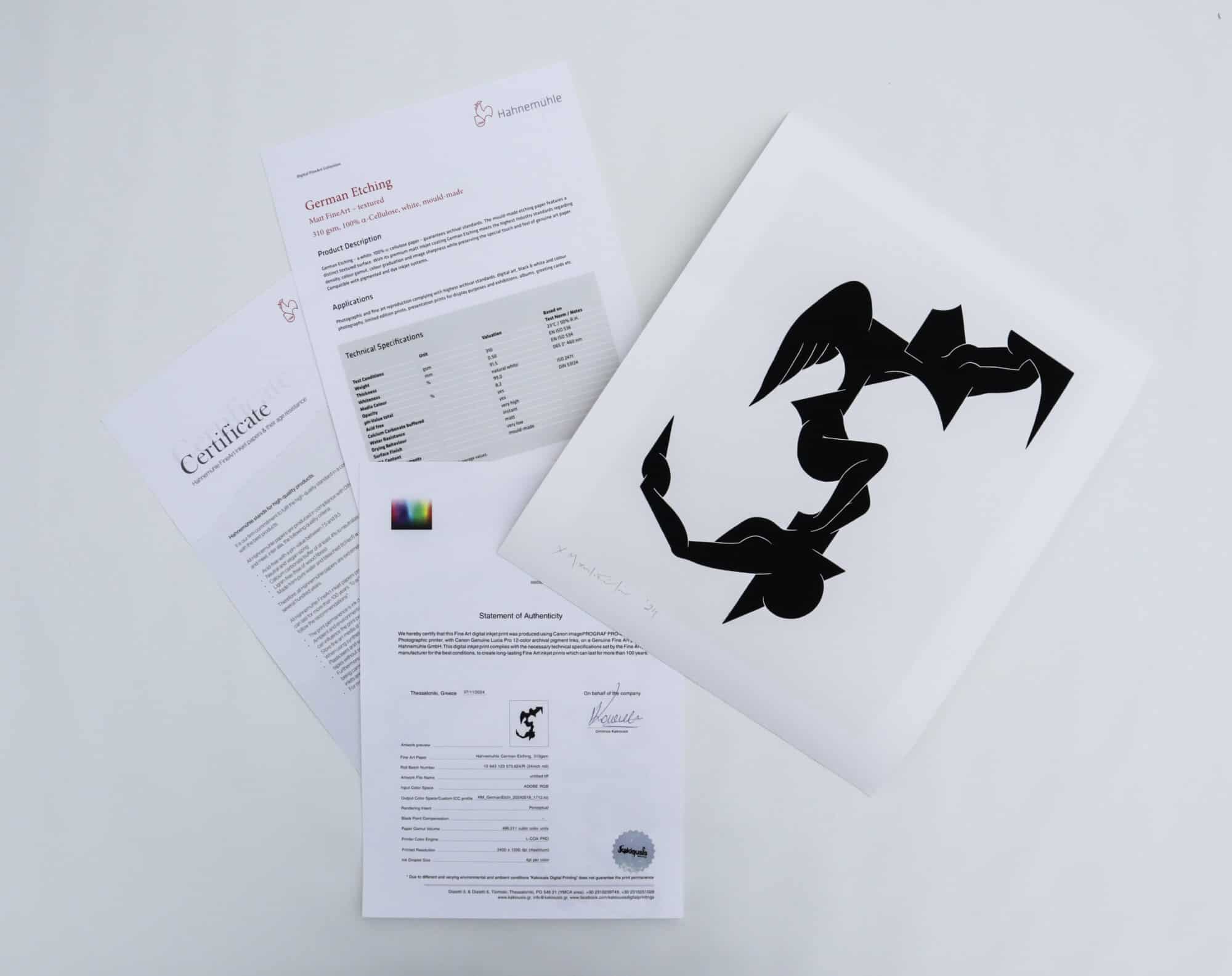 prints_acro_certificates Signed Fine Art Print Acro Totem - Image 1