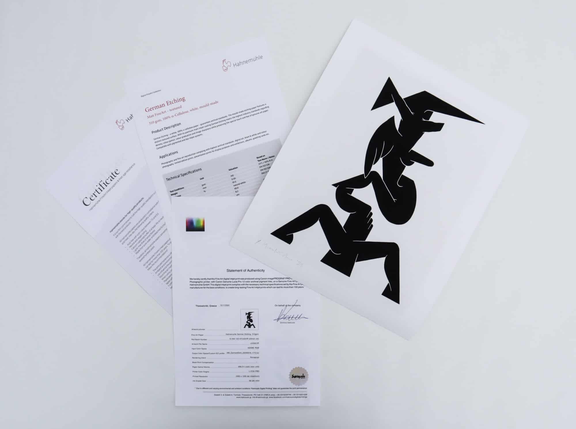 prints_lust_totem_certificates Signed Fine Art Print Lust Totem - Image 1